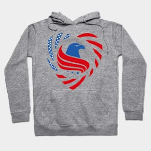 Constitutional Murican Patriot Flag Series (Heart) Hoodie